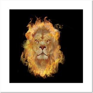 lion T-Shirt Posters and Art